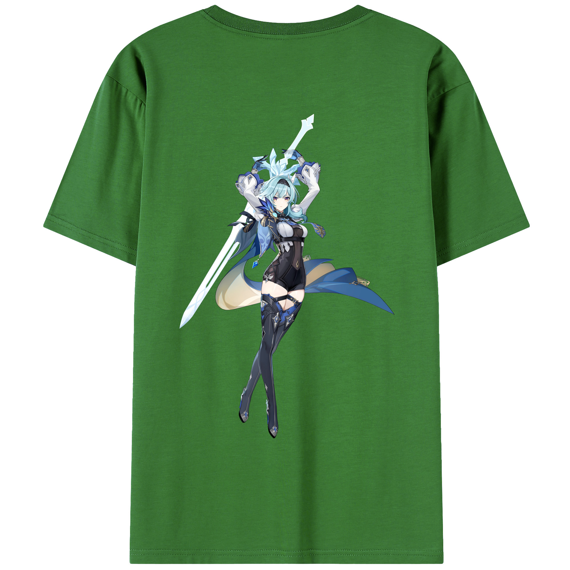 げんし神 优菈 ゆうら genshin Yūra レディース半袖Tシャツ(バックプリント)
